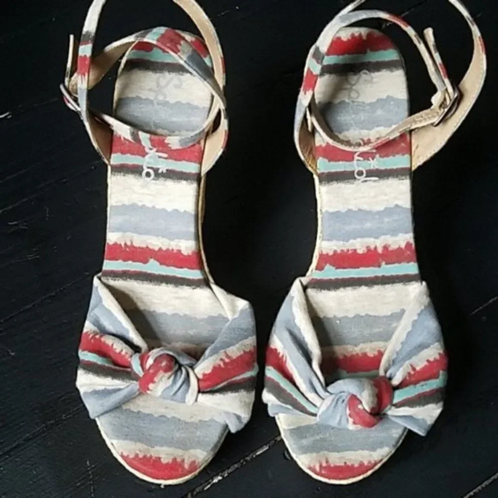 Anthropologie Espadrilles Wedges
